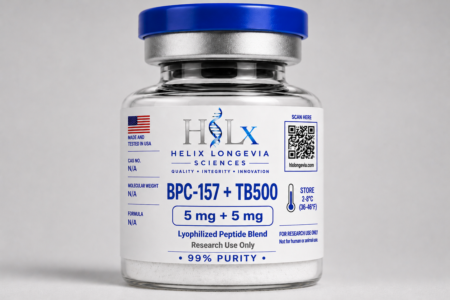 BPC-157 5 mg + TB-500 5 mg Blend