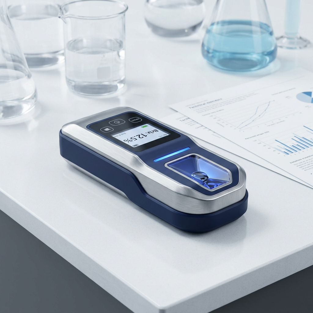 HLX Digital Refractometer for Solute Density Analysis